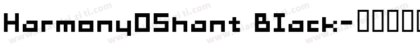 HarmonyOShant BIack字体转换